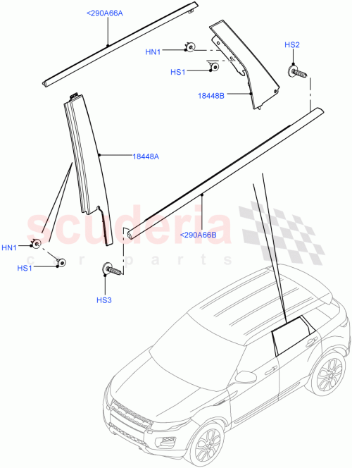 Part Diagram for Land Rover LR048558