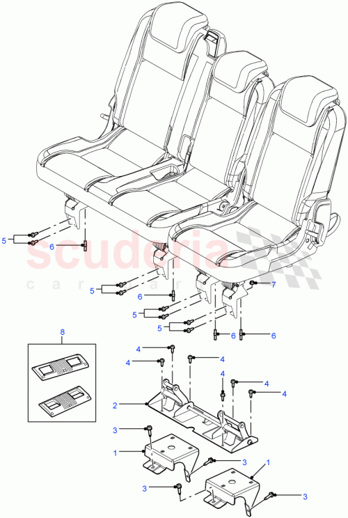 Part Diagram for Land Rover RYG500690