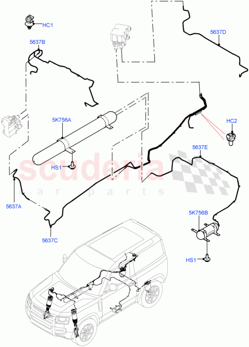 Part Diagram for Land Rover LR146825