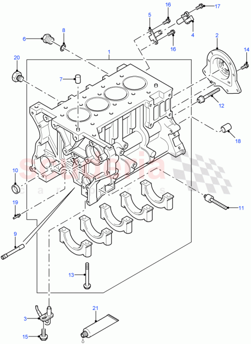Part Diagram for Land Rover LR020051