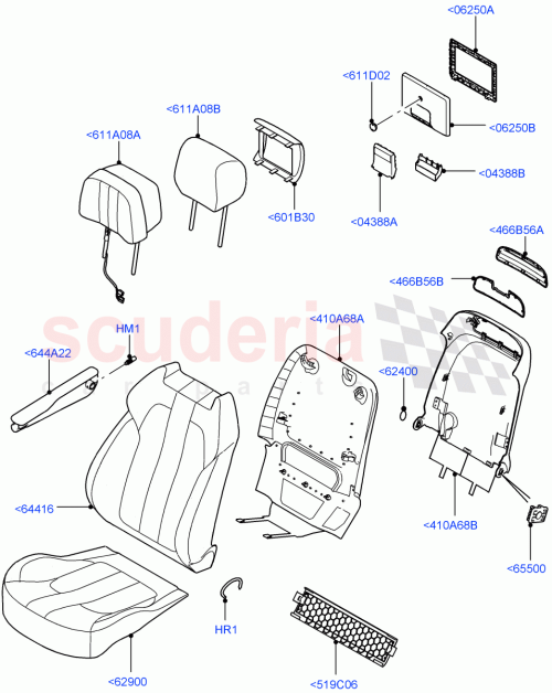 Part Diagram for Land Rover LR056839
