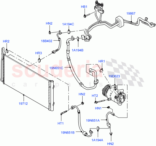 Part Diagram for Land Rover LR117493