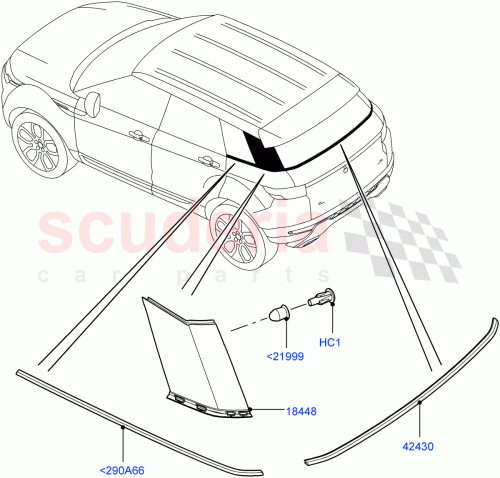 Part Diagram for Land Rover LR027334