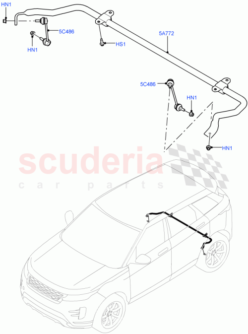 Part Diagram for Land Rover LR121778