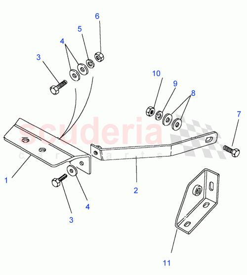 Part Diagram for Land Rover FB108071L