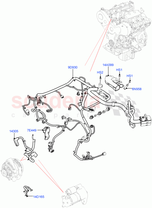 Part Diagram for Land Rover LR095898