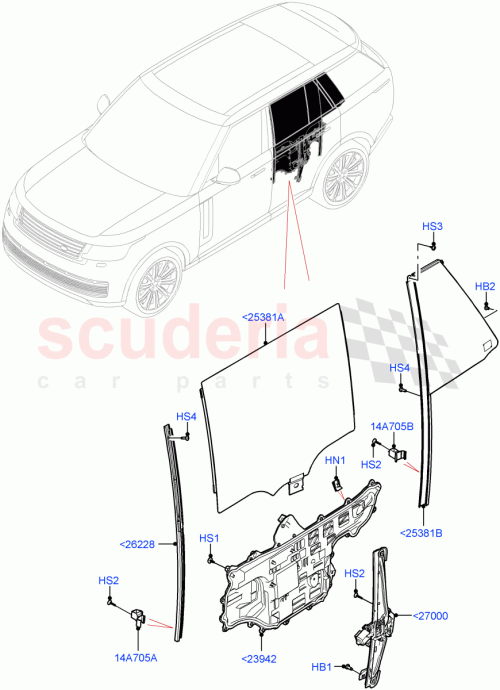 Part Diagram for Land Rover LR153131