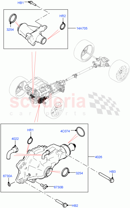 Part Diagram for Land Rover LR141868
