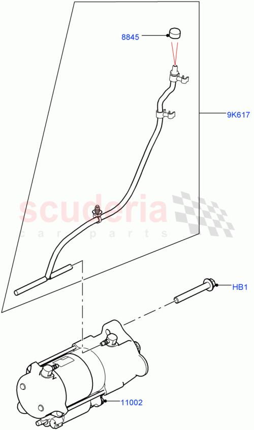 Part Diagram for Land Rover LR073833