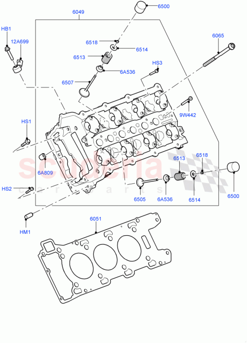 Part Diagram for Land Rover LR008877