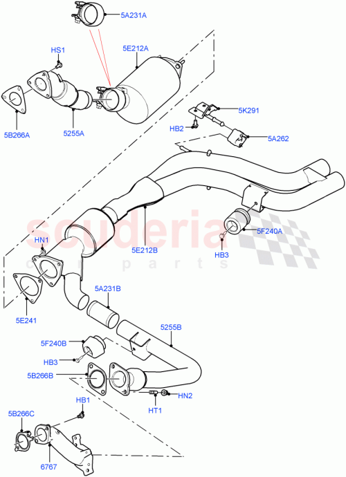 Part Diagram for Land Rover LR035847