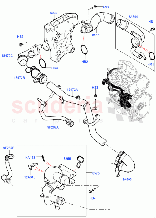 Part Diagram for Land Rover LR092095