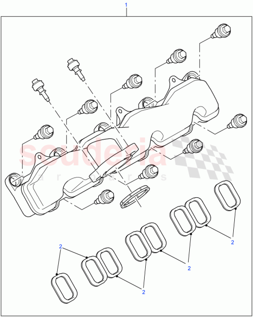 Part Diagram for Land Rover LR018370