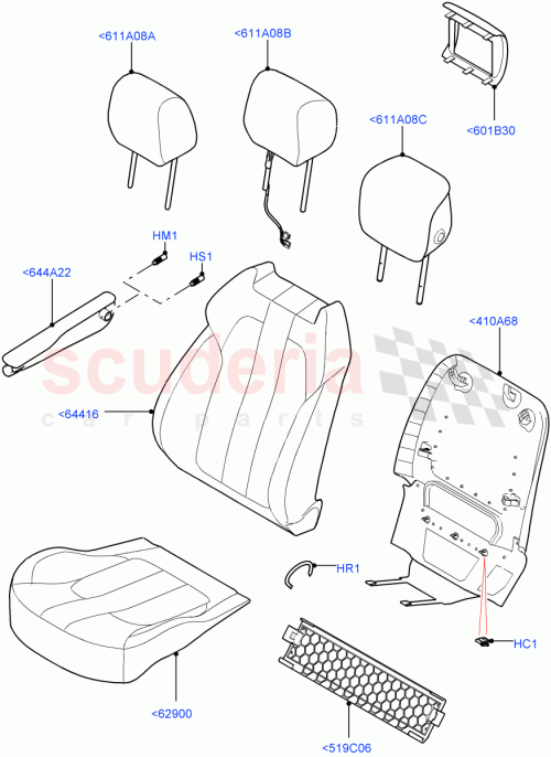 Part Diagram for Land Rover LR091025