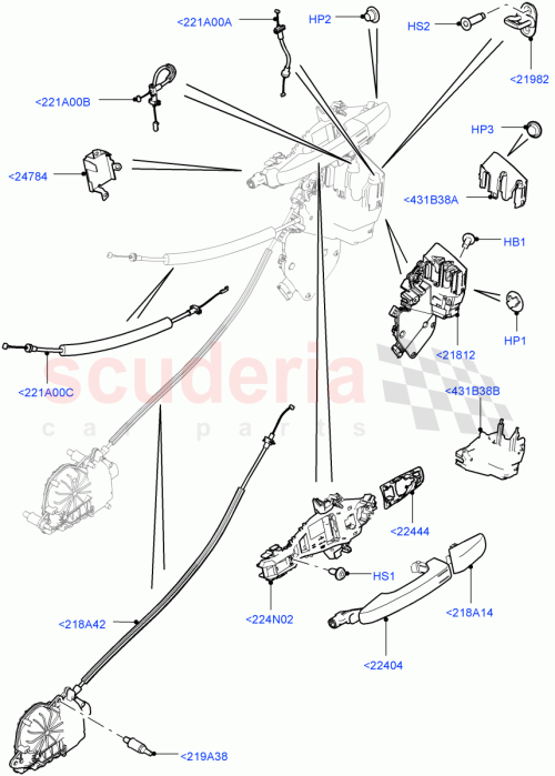 Part Diagram for Land Rover LR142318