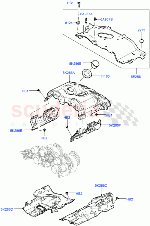 Part Diagram for Land Rover LR170350