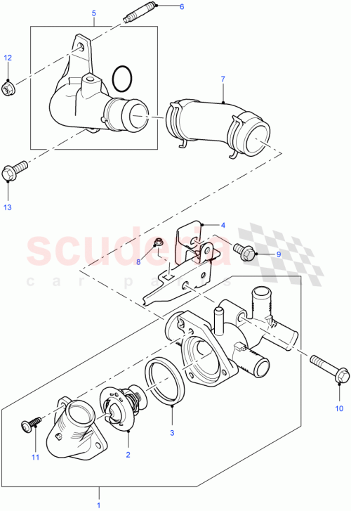 Part Diagram for Land Rover LR004509