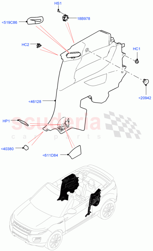 Part Diagram for Land Rover LR079381
