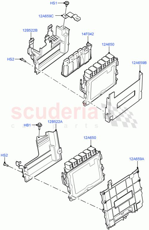 Part Diagram for Land Rover LR154257