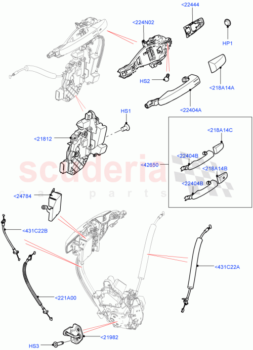 Part Diagram for Land Rover LR105862