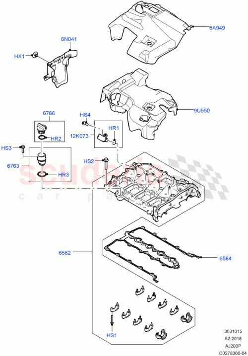 Part Diagram for Land Rover LR121391