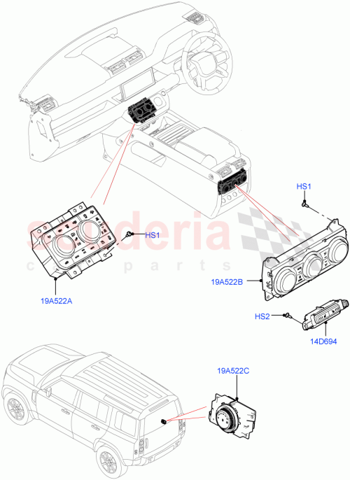 Part Diagram for Land Rover LR136968