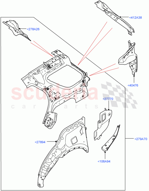 Part Diagram for Land Rover LR079997