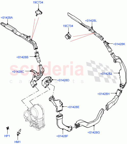 Part Diagram for Land Rover LR153639