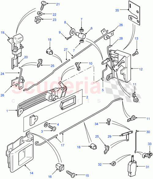 Part Diagram for Land Rover CRC1250L