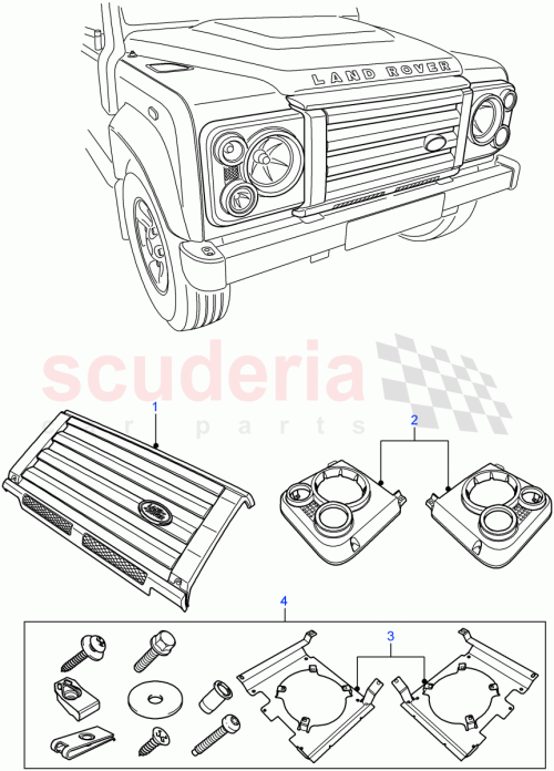 Part Diagram for Land Rover LR017485