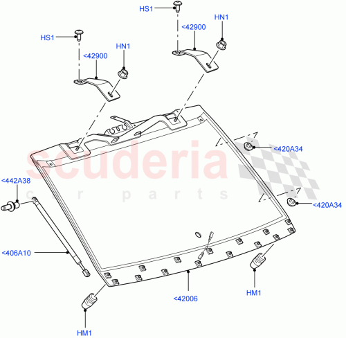 Part Diagram for Land Rover BHE790030