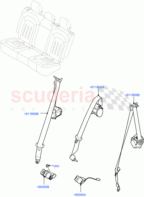 Part Diagram for Land Rover LR170410