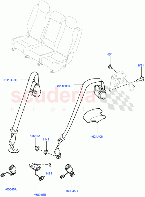 Part Diagram for Land Rover LR047701