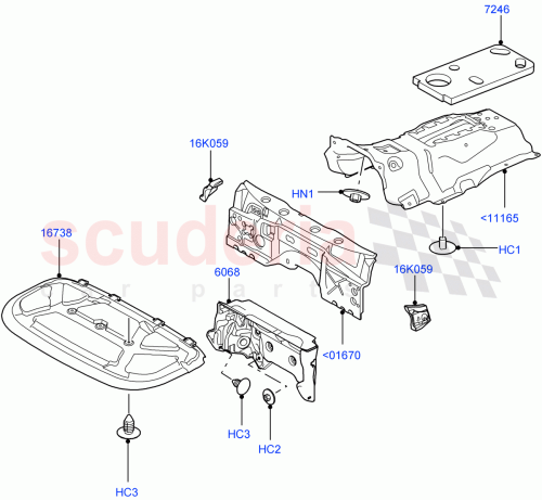 Part Diagram for Land Rover LR017443