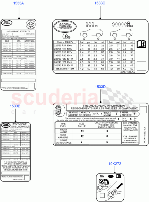 Part Diagram for Land Rover LR117444