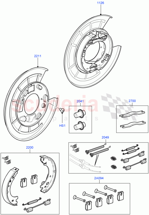 Part Diagram for Land Rover LR048813