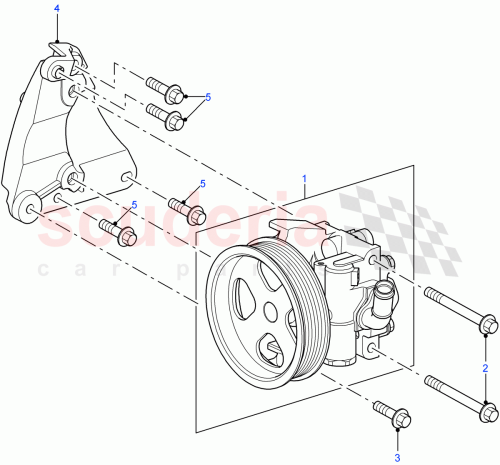 Part Diagram for Land Rover LR031518