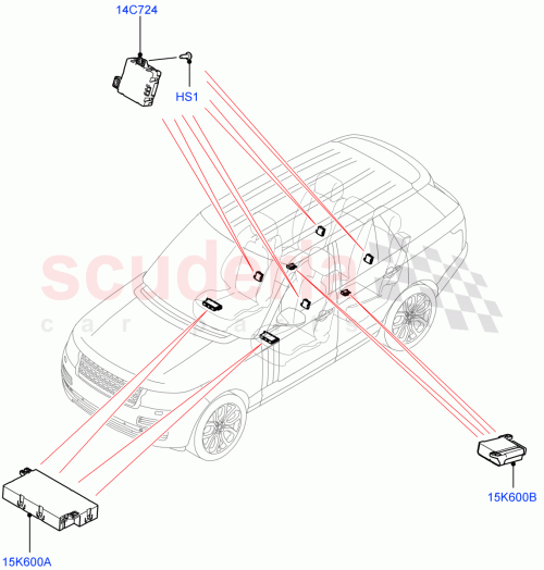 Part Diagram for Land Rover LR153445