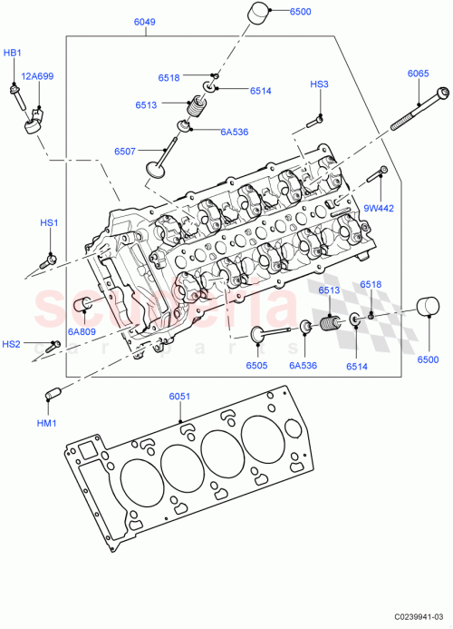 Part Diagram for Land Rover LR038755