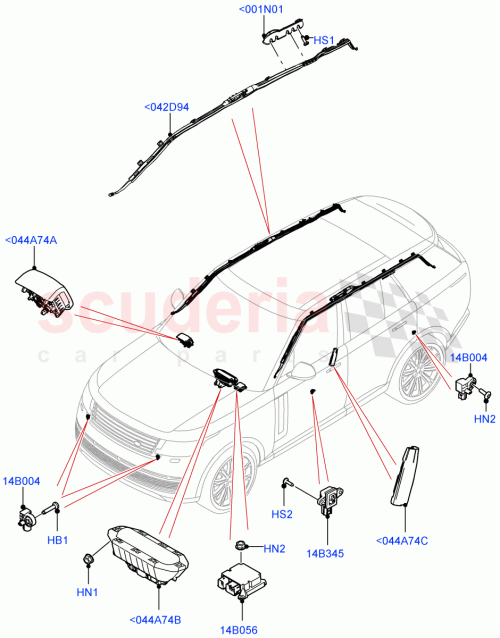Part Diagram for Land Rover LR154982