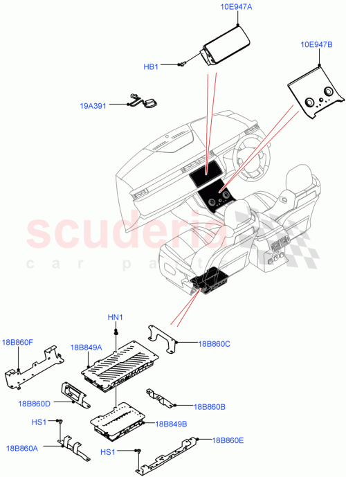 Part Diagram for Land Rover LR137912