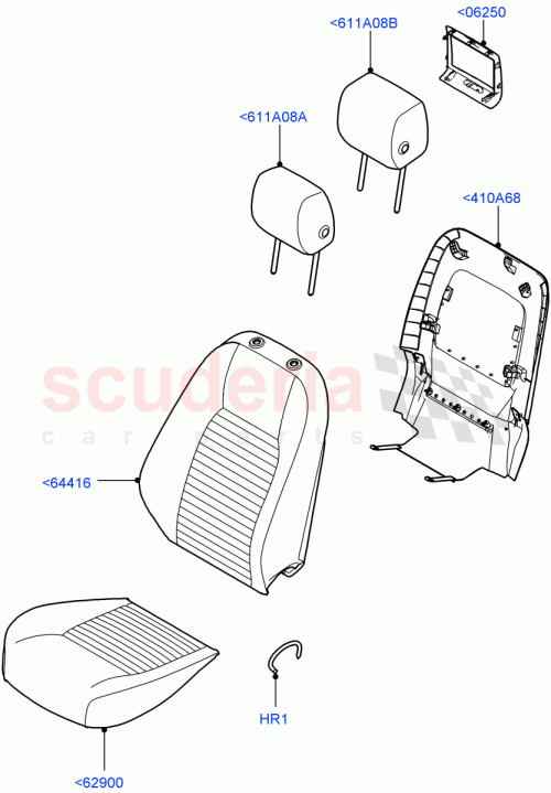 Part Diagram for Land Rover LR067550