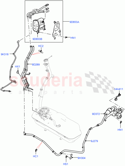 Part Diagram for Land Rover LR135255