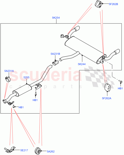 Part Diagram for Land Rover LR060582