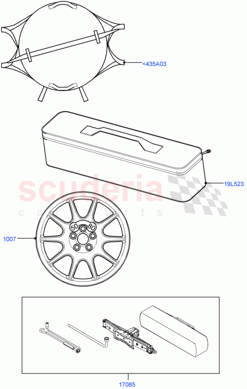 Part Diagram for Land Rover LR167245