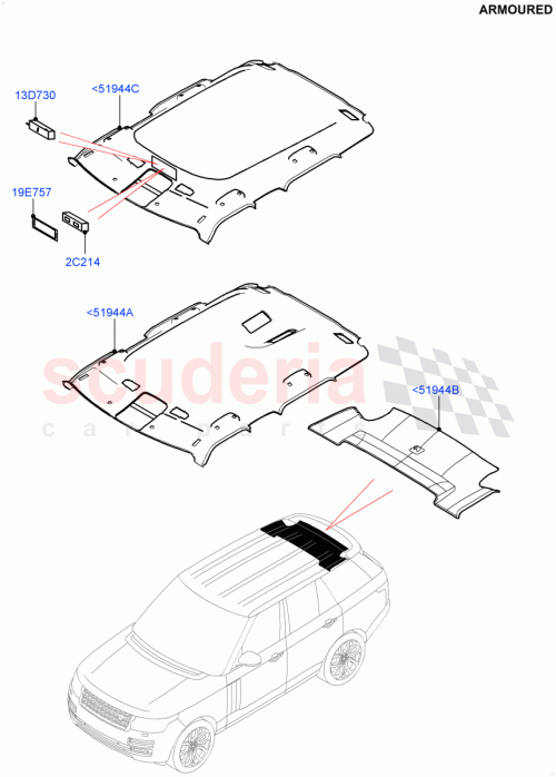Part Diagram for Land Rover LR124562
