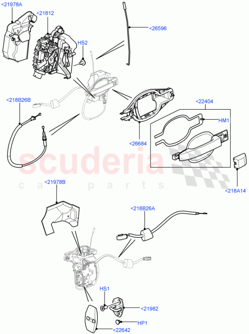 Part Diagram for Land Rover LR021919