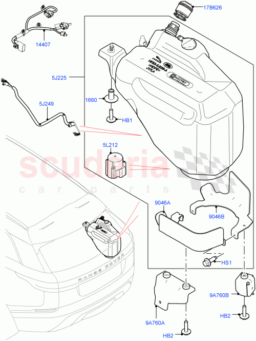 Part Diagram for Land Rover LR091652