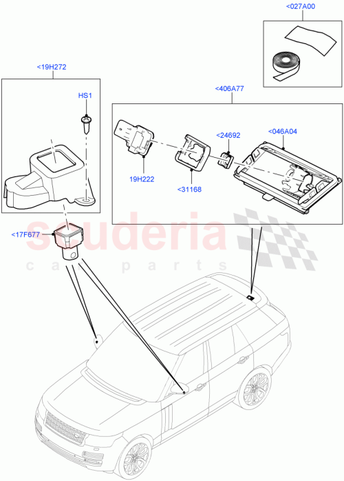 Part Diagram for Land Rover LR070504