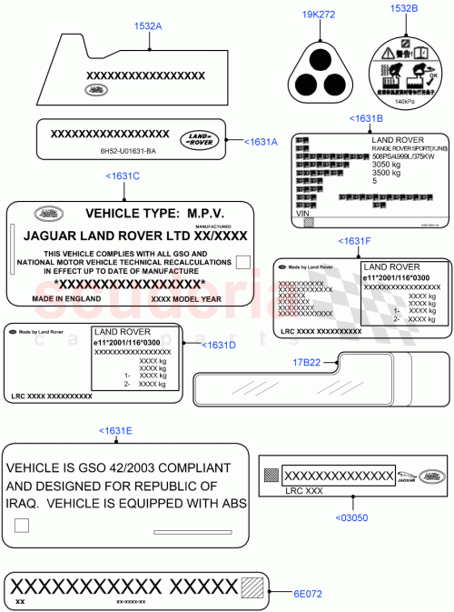 Part Diagram for Land Rover LR144645